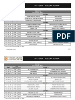 2015-2016 REGULAR SEASON: Date Group A