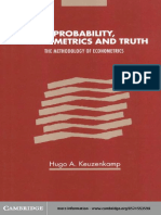 Probability Econoetrics & Truth-The Methodology of Econometrics-Keuzenkamp