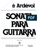  Sonata Para Guitarra de Jose Ardevol