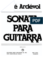 Sonata para Guitarra de Jose Ardevol