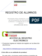 Registro de Alumnos