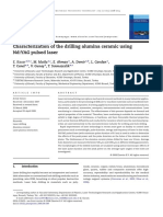 Characterization of The Drilling Alumina Ceramic Using Nd:YAG Pulsed Laser