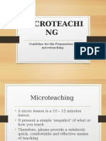 microteaching guideline