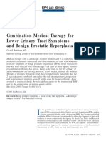 Combination Medical Therapy For Lower Urinary Tract Symptoms and Benign Prostatic Hyperplasia