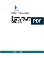 Modul Pemrograman Berorentasi Objek [TM11]