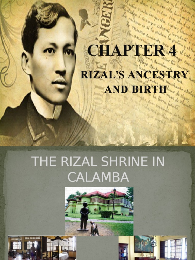 Rizal Ancestry and Birth
