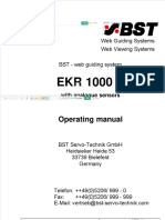 EKR 1000 With Analogue Sensors