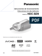 Panasonic Hdc Sd9