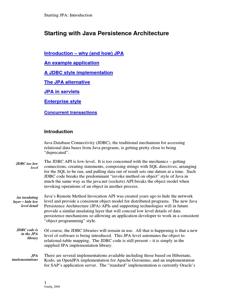 JPA | PDF | Computers