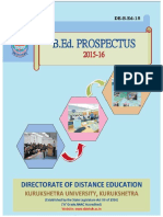 B.ed. Prospectus 2015-16