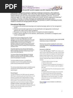Ama Painmgmt M2 Pdf Nonsteroidal Anti Inflammatory Drug