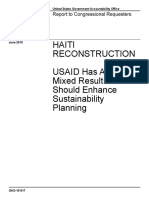 Haiti - Reconstruction USAID Has Achieved Mixed Results and Should