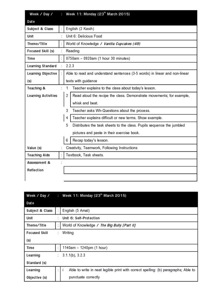 Week / Day / Date: Week 11: Monday (23 March 2015) | PDF