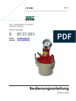 Luftgehaltsprüfer 8 Liter Deutsch