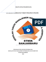 Perancangan Basis Data Aplikasi Pemesana