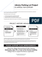 Perry Public Library Parking Lot Project: Update & Appeal For Support