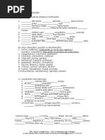 Artigos e Contrações