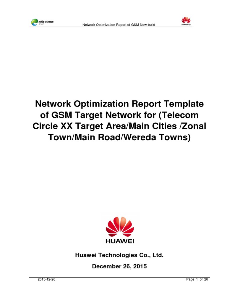 4G LTE Network Optimization Report | PDF | File Transfer Protocol ...
