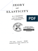 Theory of Elasticity - Timoshenko & J. N. Goodier PDF