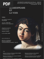 Shakespeare Et La Voix - Voice in Shakespeare's Plays | PDF ...