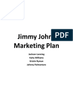 Jimmy Johns Marketing Plan