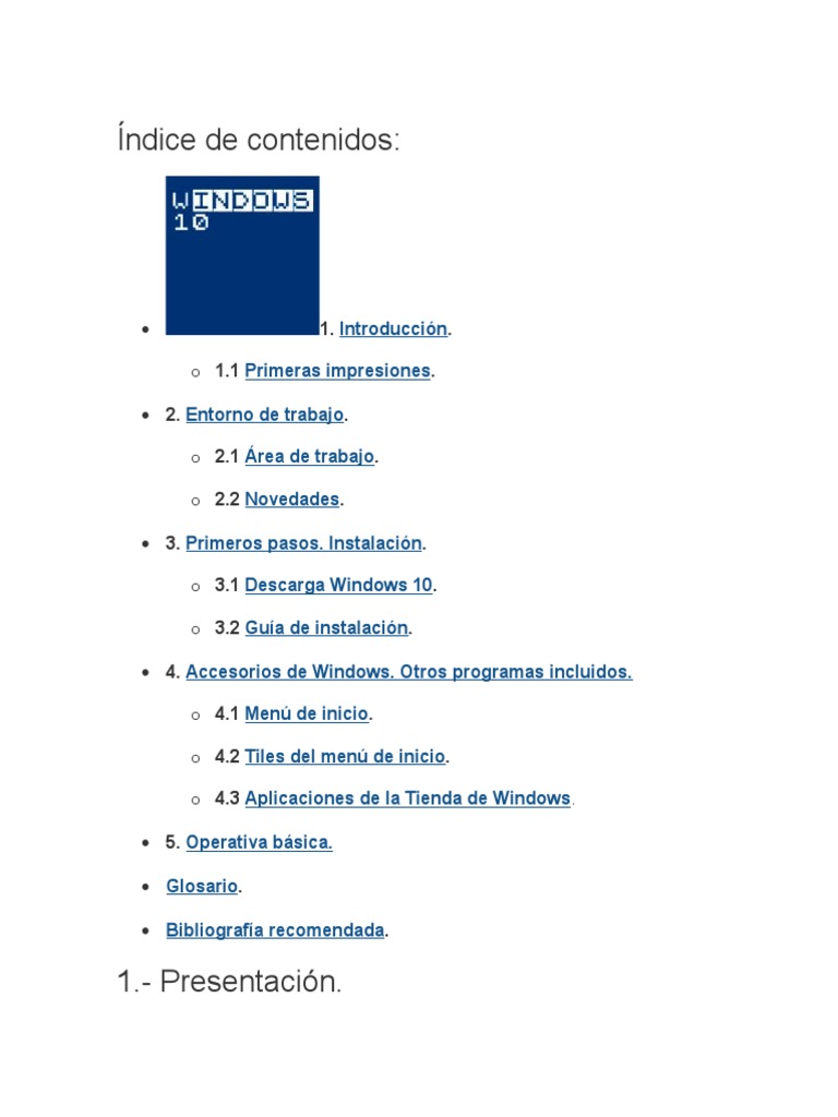Tutorial Completo de Windows 10 en Español | PDF | Windows 10 ...