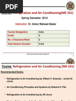 Chapter 1 - Introduction To Refrigration and Air Conditioning PDF