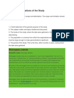 Download Scope and Limitations of the Study by Nica Nebreja SN294186412 doc pdf