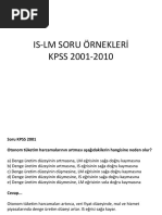 Is-LM Cikmis Sorular