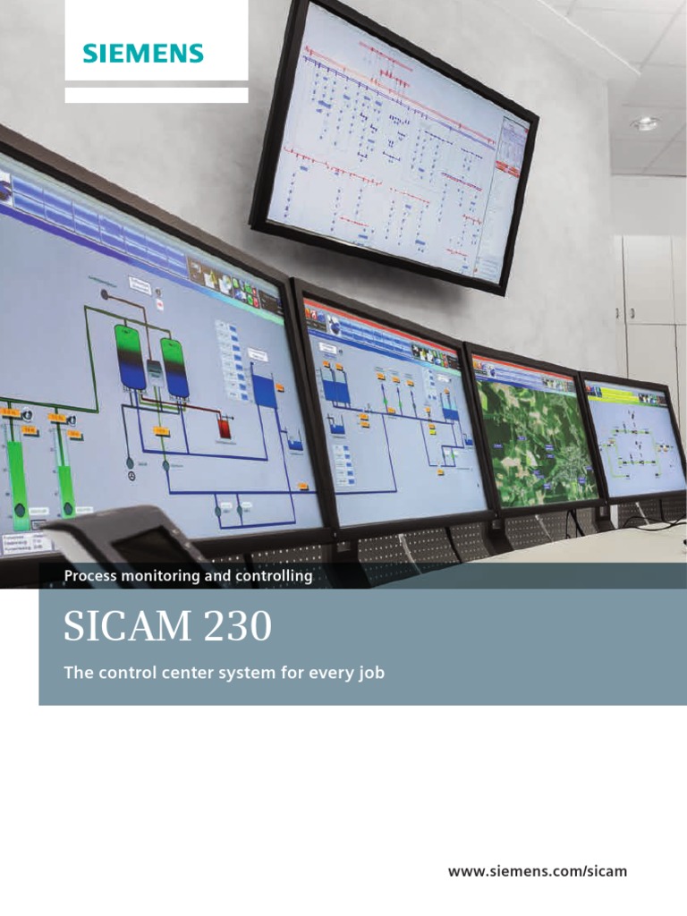 Sicam 230 Brochure en | PDF | Electrical Grid | User Interface