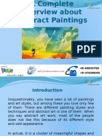 A Complete Overview About Abstract Paintings