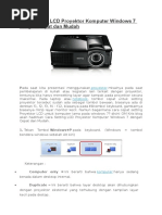 Download Cara Setting LCD Proyektor Komputer Windows 7 Dengan Cepat Dan Mudah by Riskhan Zulpikar AK SN294191097 doc pdf