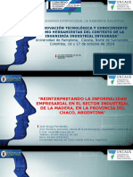 Innovación Tecnológica y Conocimiento Como Herramientas Del Contexto, Fernández J.