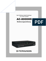 Bedienungsanleitung AC-8000HD de 1.2