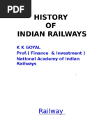 History of Indian Railways