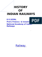 History of Indian Railways
