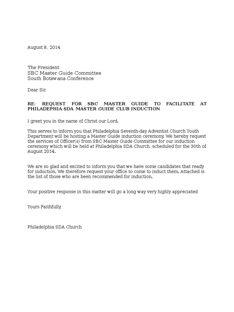 Induction Letter | PDF | Christian Eschatology | Apocalypticism