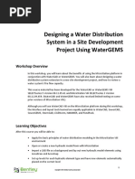 WaterCad Tutorial: Getting Started Guide | PDF | Pump | Valve
