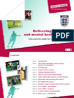 Delivering a Football and Mental Health Project Best Practice Guide