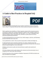 A Guide to Best Practices in Hospital IAQ