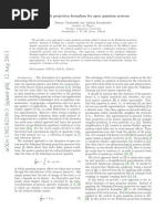 Feshbach Projection Formalism For Open Quantum Systems