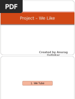 Download Project  We Likeof Welingkar Institute by Anurag Golipkar SN294211478 doc pdf