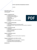 Sequence of Five Chapters For Bba/Mba Students