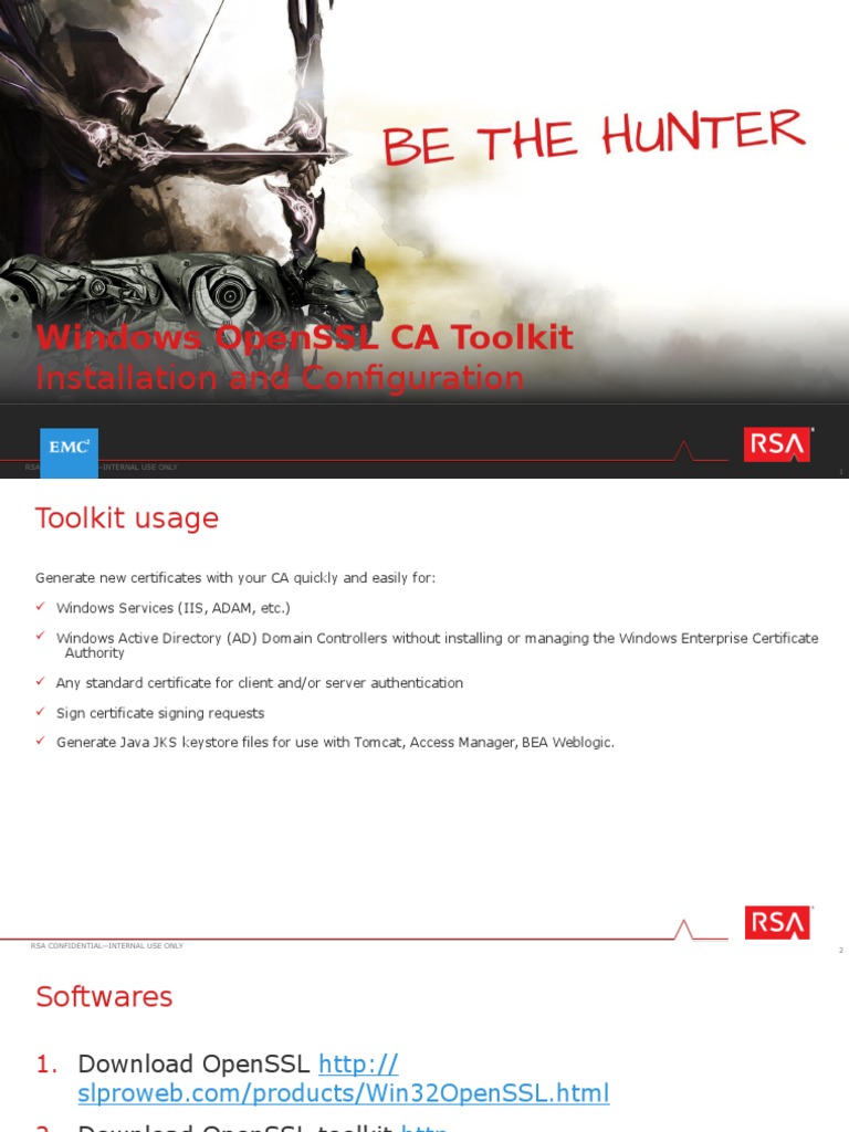 Windows Openssl Ca Toolkit: Installation and Configuration | PDF ...