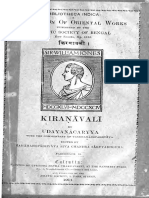 Kiranavali of Udayana, Fasc. 2