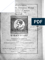 Kiranavali of Udayana, Fasc. 3