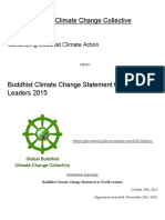 Buddhist Climate Change Statement to World Leaders 2015