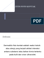 Dermatitis Foto Kontak Slide