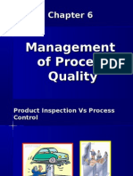 Chapter 6, Management of Process Quality