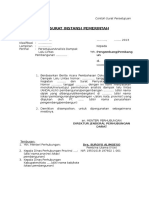 Contoh Format Surat Persetujuan Andalalin